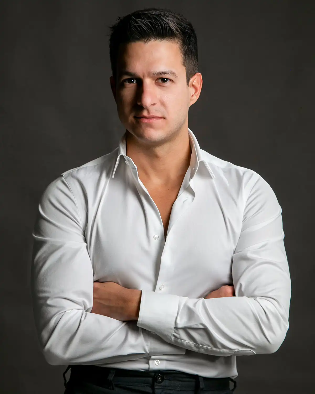 Portrait of Hugo Zuffo, senior packaging designer.